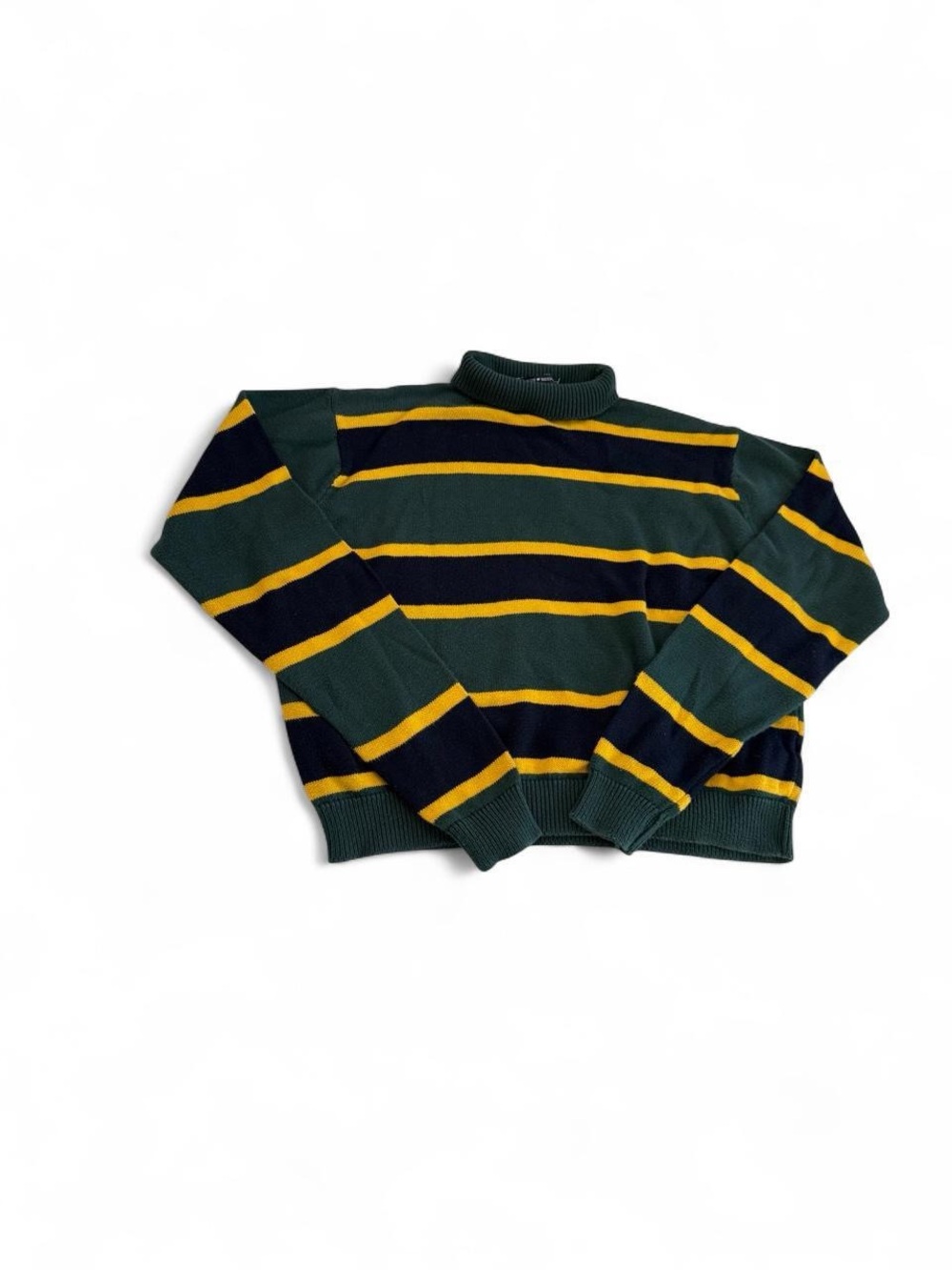 Brandy Melville Striped Mock Neck Sweater